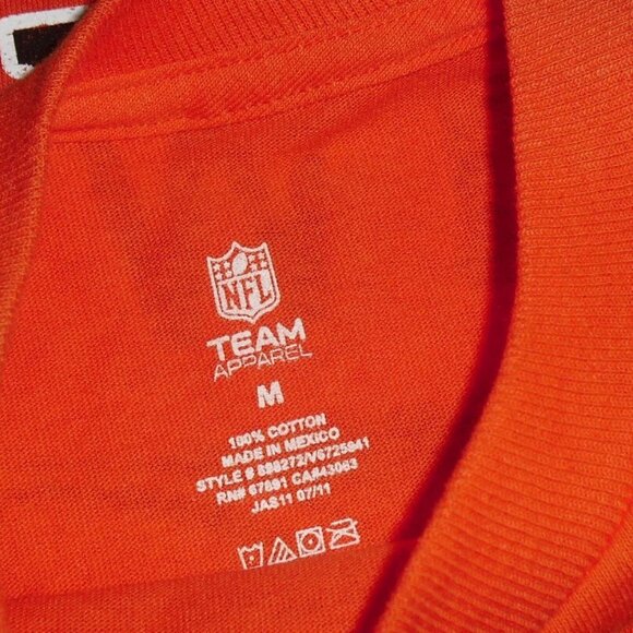 Cleveland Browns Kids Youth Orange T Shirt sz. Medium Nfl New - Picture 3 of 3